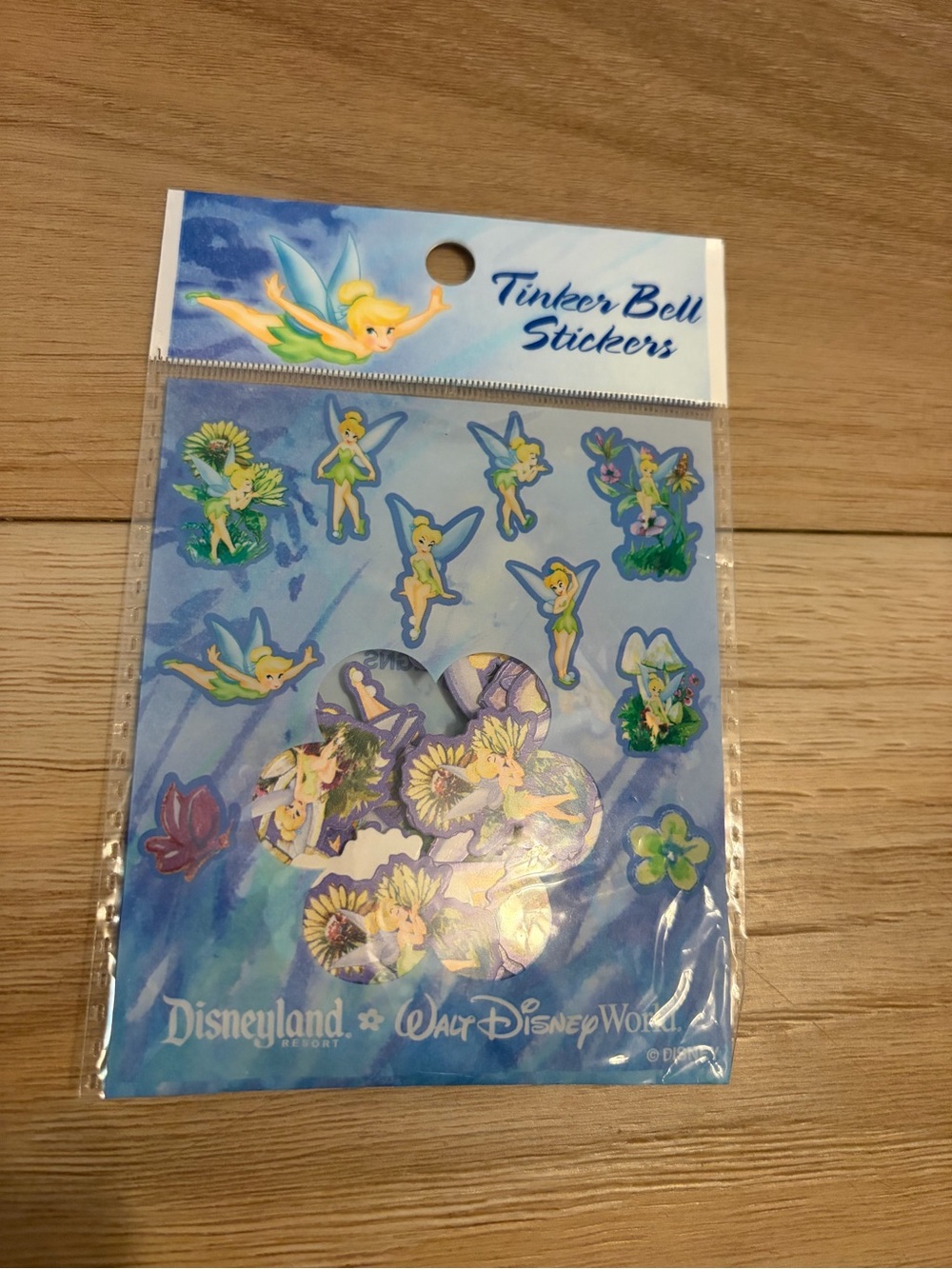 Tinker Bell Walt Disney World Stickers Y2K From Walt Disney Orlando 100 pack